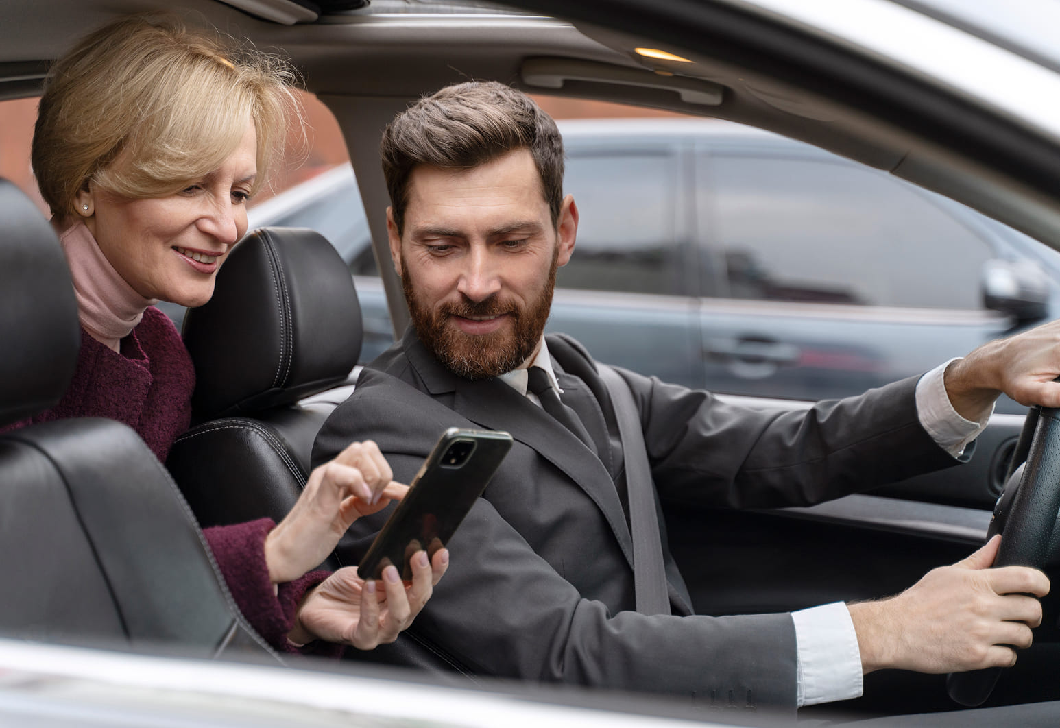 Automatic driving lessons...image